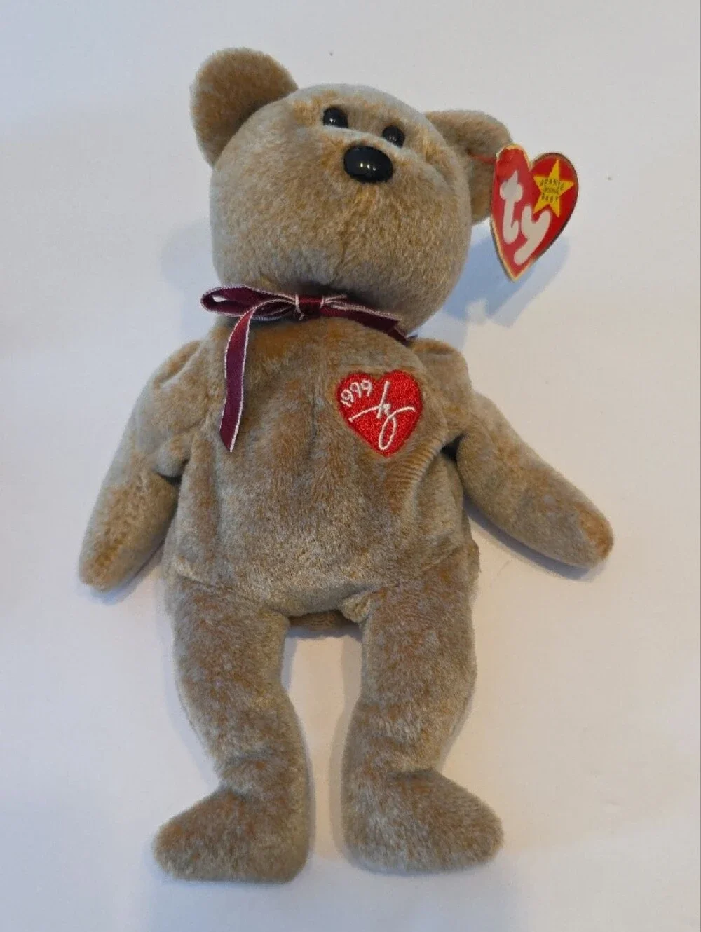 Ty Beanie Babies Lot 5 Vintage 1996-1999 Scat Loosy Gobbles Stinger Bear 90s Kid